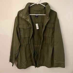 NWT Gap Utility Jacket in Army Green